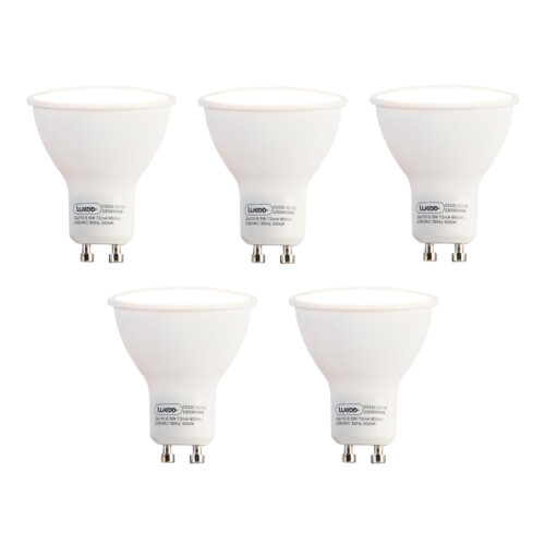 5 db GU10 LED izzó szett 8
