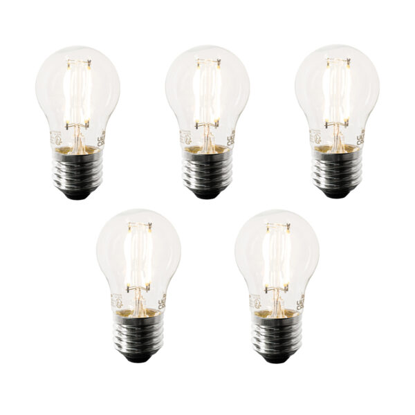 5 darabos Smart E27 LED izzó készlet P45 4.5W 470 lm 1800-4000K