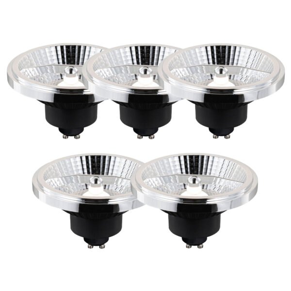 5 darabos Smart GU10 szabályozható LED izzó készlet AR111 10W 800 lm 2200 - 6500K