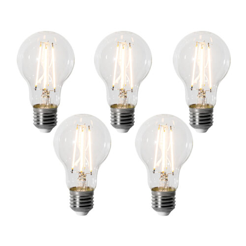 5 darabos E27 dimmelhető LED izzókészlet A60 6W 700 lm 2200K