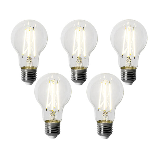 5 darabos E27 dimmelhető LED izzókészlet A60 6W 500 lm 4000K