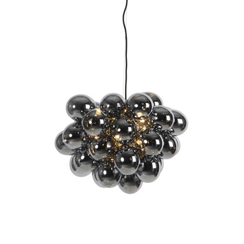 Design lógólámpa fekete füstüveggel kerek 8-lámpás - Uvas