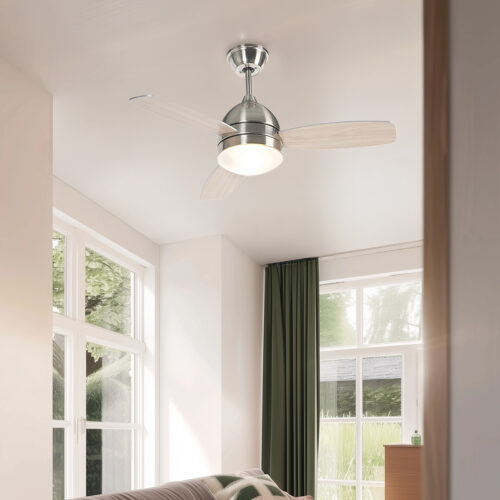 Mennyezeti ventilátor acél 96 cm távirányítóval - Rotar