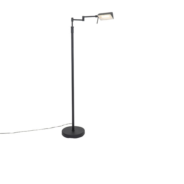 Design állólámpa fekete