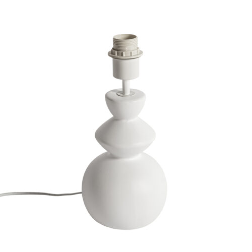 Design asztali lámpa fehér kerámia 15 cm árnyékoló nélkül - Alisia