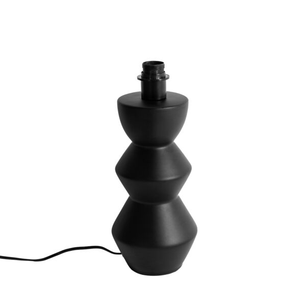 Design asztali lámpa fekete kerámia 16 cm árnyékoló nélkül - Alisia