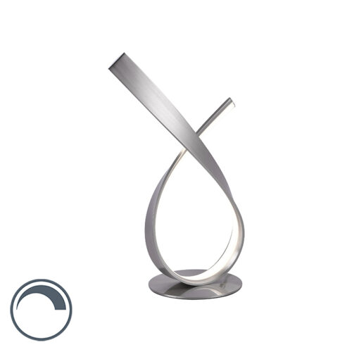 Design asztali lámpa acélból LED-del és dimmerrel - Belinda