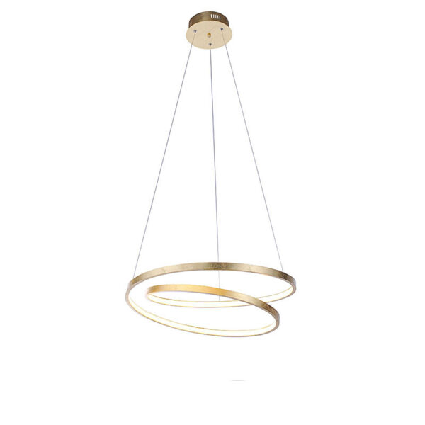 Design lógólámpa arany 55 cm beépített LED-del