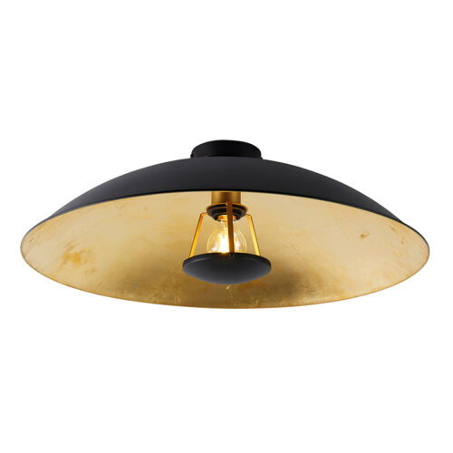 Vintage mennyezeti lámpa fekete arannyal 60 cm - Emilienne