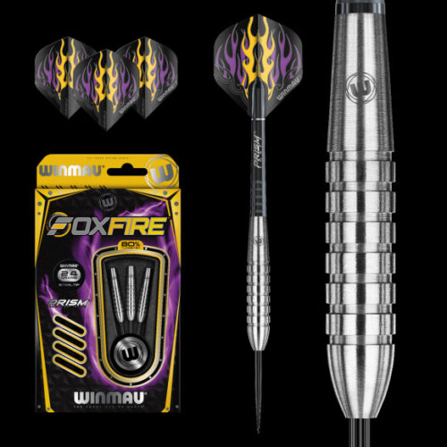 Winmau steel szett Foxfire 80% 24g gravírozással