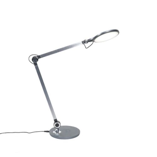 Design asztali lámpa szürke