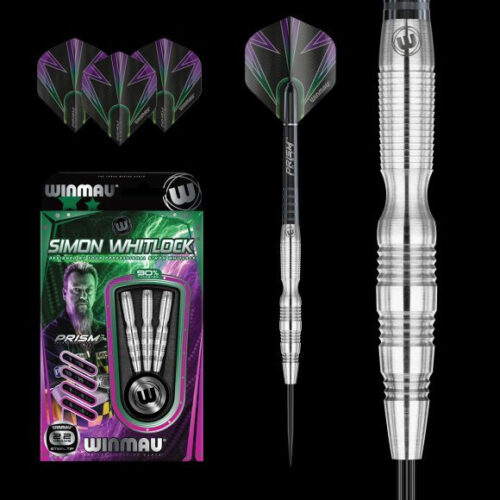 Winmau steel szett SIMON WHITLOCK 90% 22g gravírozással