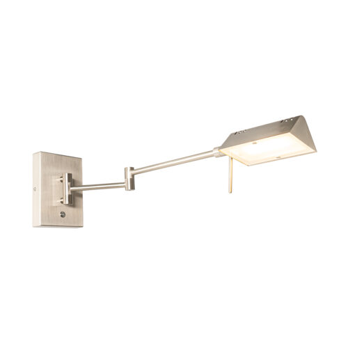 Design fali lámpa acélból