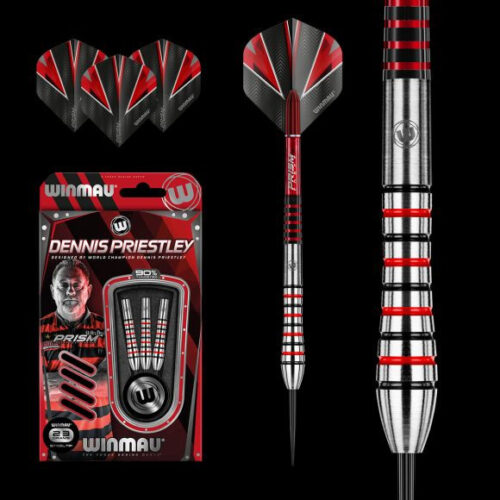 Winmau steel szett D. Priestley 90% 23g. gravírozással