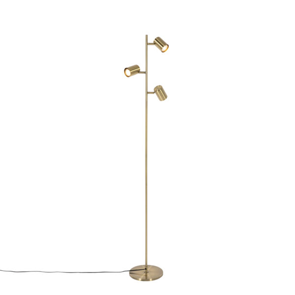 Modern állólámpa bronz 3-lámpás - Jeana