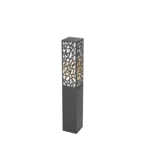 Modern kültéri oszloplámpa fekete 60 cm IP44 - Nicole
