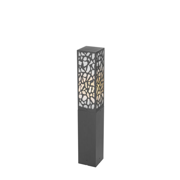Modern kültéri oszloplámpa fekete 60 cm IP44 - Nicole
