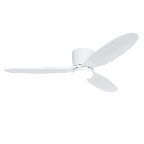 Mennyezeti ventilátor fehér 132 cm LED-del