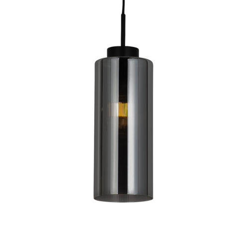 Art Deco lógólámpa fekete füstüveggel - Laura