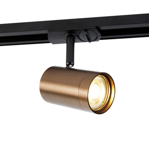 Modern 1 fázisú sín spotlámpa sötét bronz - Jeana