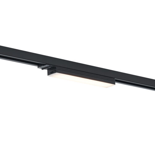 Modern fekete mennyezeti lámpa sínrendszerhez 1 fázisú 5W 400 lm 2700-4000K - Iconic Tsiri