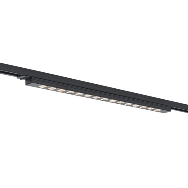 Modern fekete mennyezeti lámpa 1 fázisú sínrendszerhez 15W 1170 lm 3000K - Iconic Tsiri
