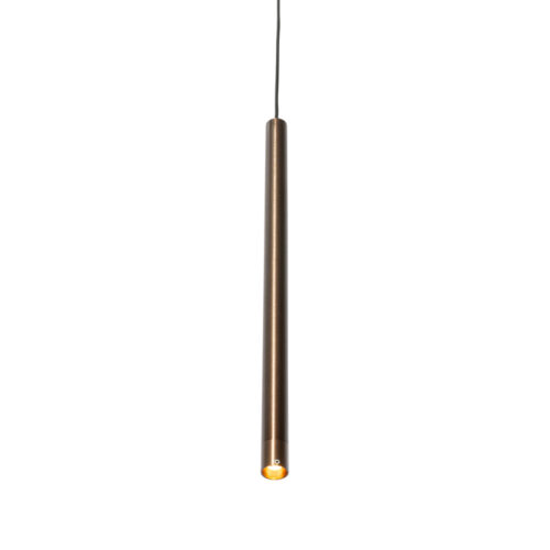 Modern sötét bronz függőlámpa 1 fázisú sínrendszerhez - Iconic Frini