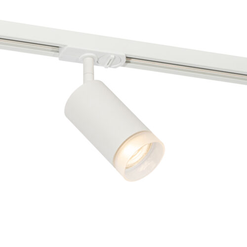 Modern reflektor fehér gyűrűvel 1 fázisú sínrendszerhez GU10 50mm - Iconic Jeana