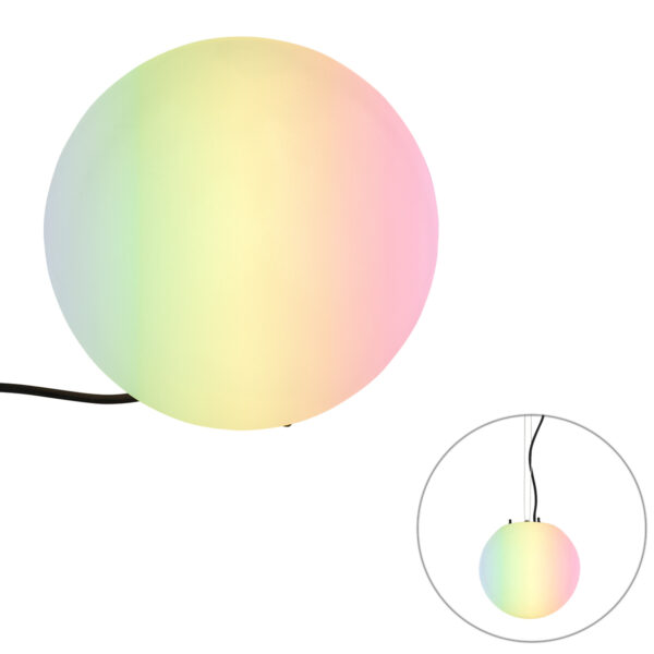 Okos kültéri lámpa fehér 25 cm IP65 LED-del - Nura