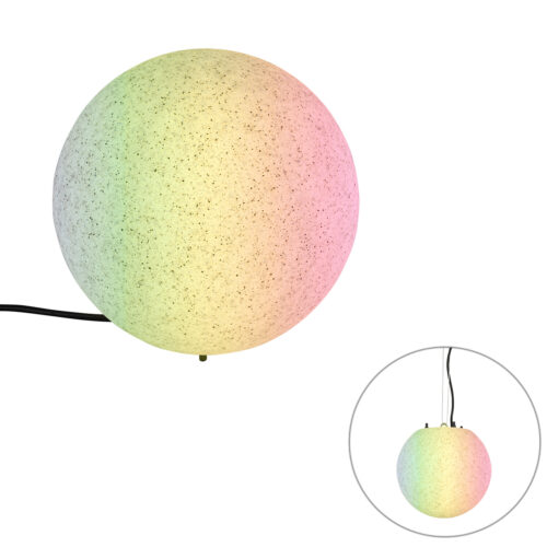 Okos kültéri lámpa szürke 25 cm IP65 beépített LED-del - Nura