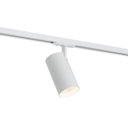 Modern fehér spotlámpa 1 fázisú sínrendszerhez LED-del - Iconic Mark