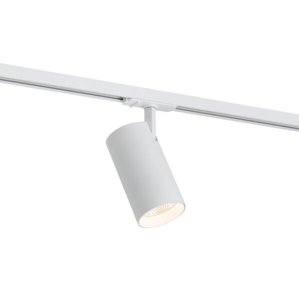 Modern fehér spotlámpa 1 fázisú sínrendszerhez LED-del - Iconic Mark