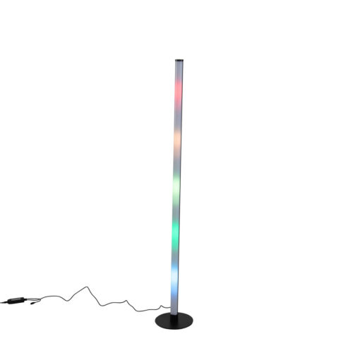 Neon asztali lámpa fekete