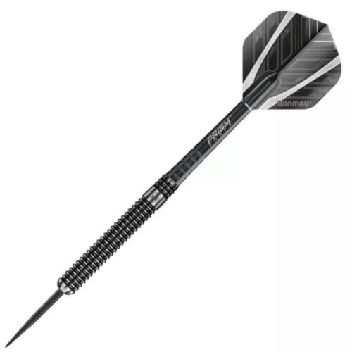 Dart szett Winmau steel BLACK OUT 90% 23g gravírozással