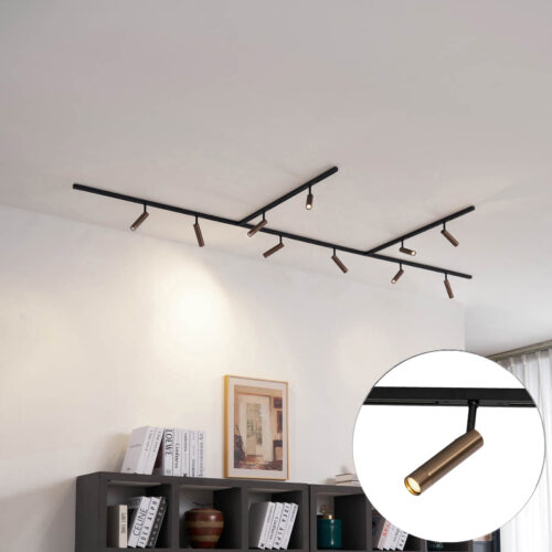 Modern sínrendszer 10 spotlámpával