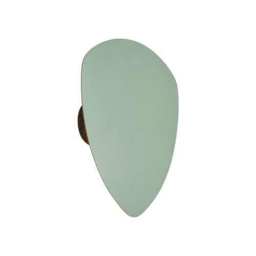 Design fali lámpa zöld organikus 20 cm 2-lámpás - Pulley