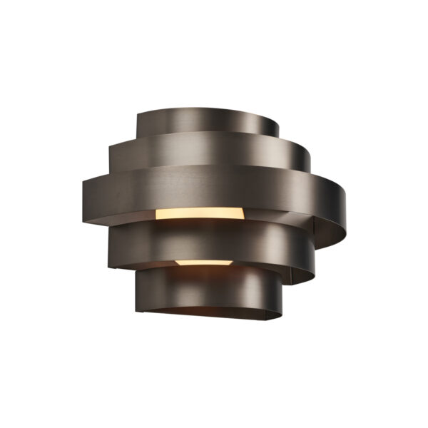 Modern fali lámpa gunmetal LED-del
