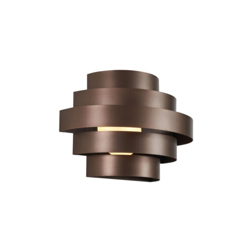 Modern bronz fali lámpa LED-del
