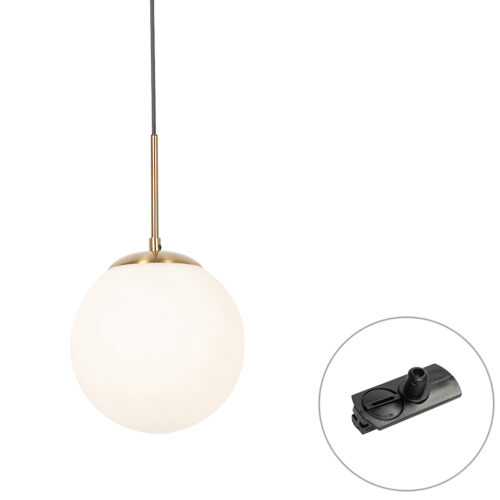 Art Deco függőlámpa arany színben