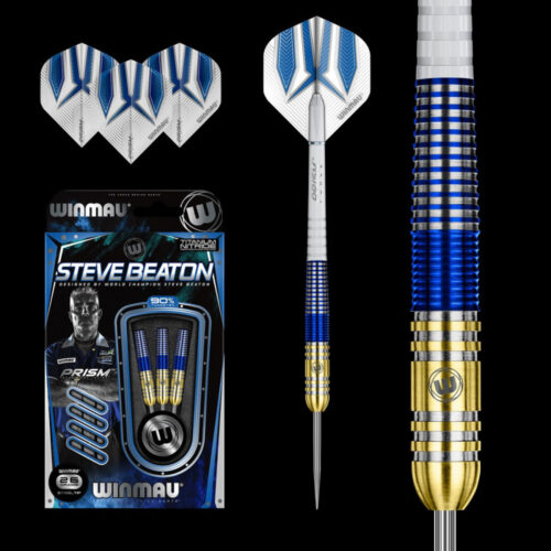 Dart szett Winmau steel Steve Beaton 90% 26g wolfram gravírozással
