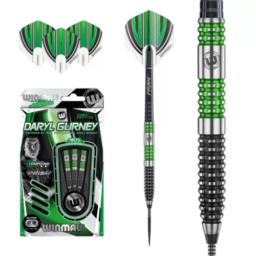 Dart szett Winmau steel Daryl Gurney 22g Special Edition 90% gravírozással