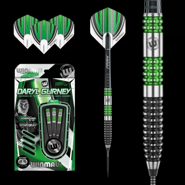 Dart szett Winmau steel Daryl Gurney 24g Special Edition 90% gravírozással