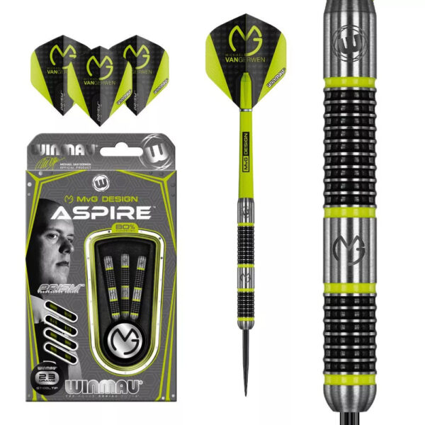 Dart szett Winmau steel MvG Aspire 23g