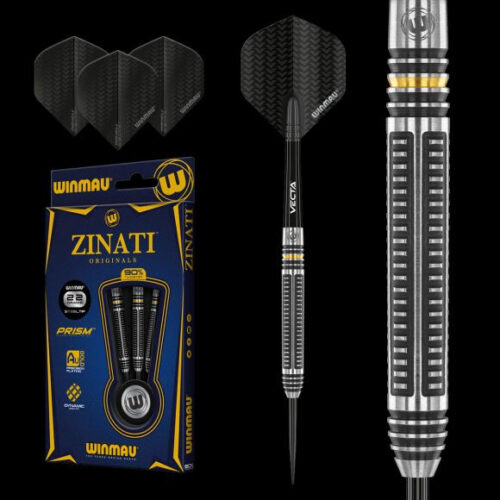 Dart szett Winmau Steel Zinati 22g 90% wolfram (UTOLSÓ DARAB!) gravírozással