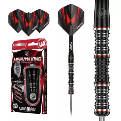 Dart szett Winmau Steel Mervyn King special edition