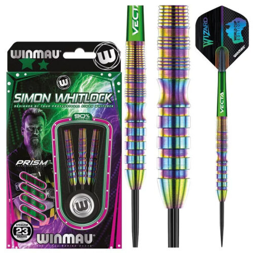 Dart szett Winmau steel Simon Whitlock World Cup Rainbow SE 23g