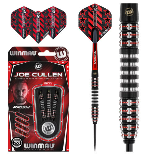 Dart szett Winmau Steel Joe Cullen Ignition Series 23g 90% gravírozással