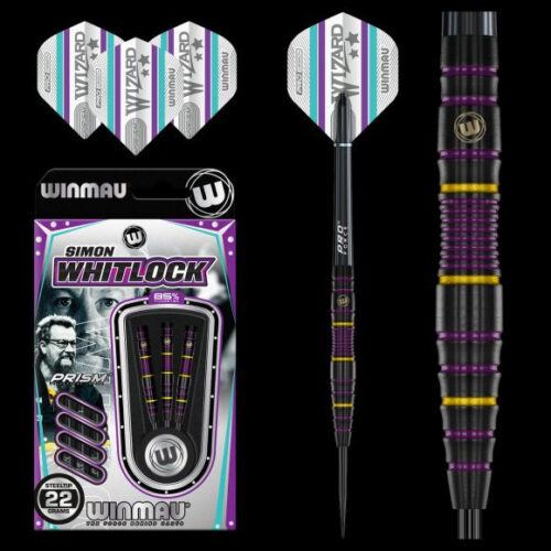 DART SZETT STEEL WINMAU SIMON WHITLOCK PRO-SERIES 22G