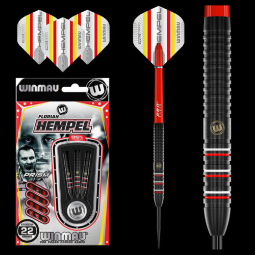 DART SZETT STEEL WINMAU FLORIAN HEMPEL PRO-SERIES 22G