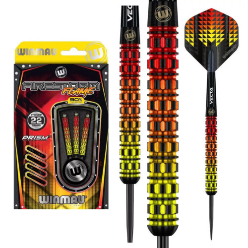 Dart szett steel Winmau Firestorm Flame Parallel 22g